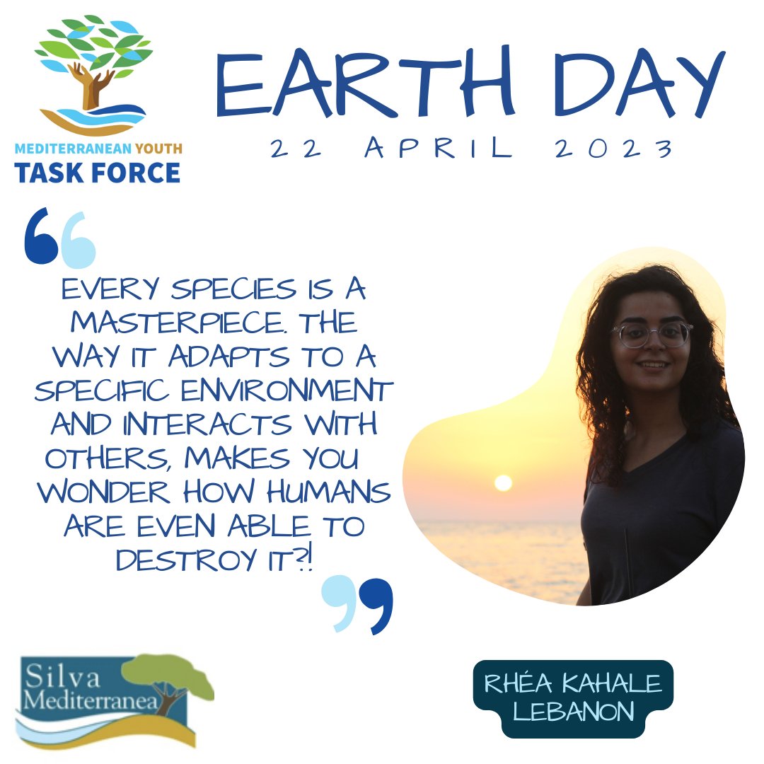 MedYouthTF's tweet photo. #MYTF member @ReaKahale highlighting species' marvelous adaptation and interaction, and calling humans to halt the destruction https://t.co/xuBvKrF8W6