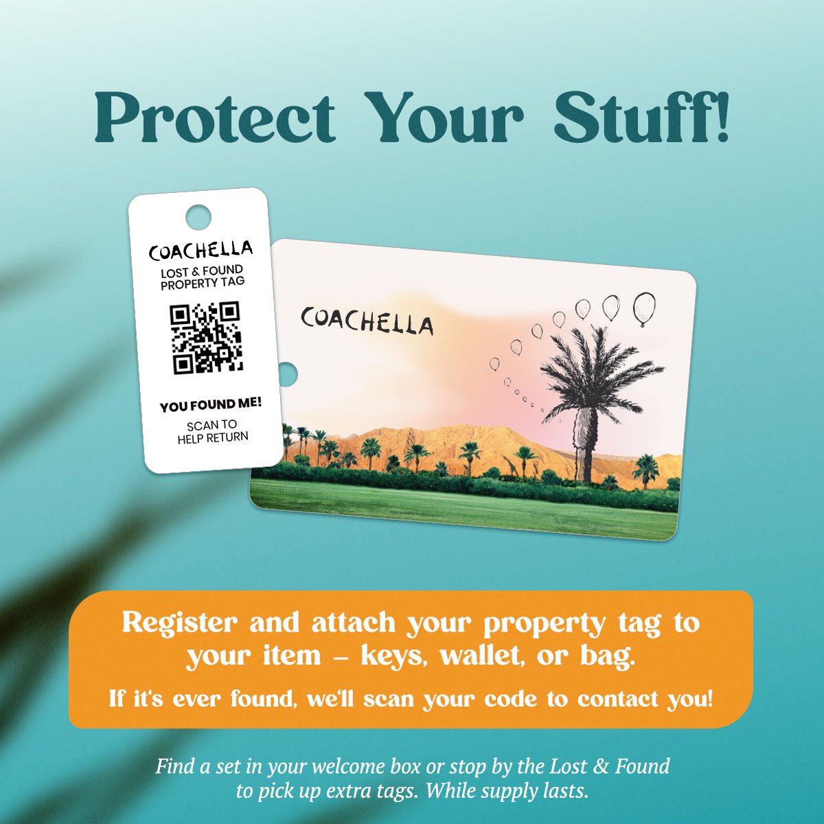 coachella's tweet photo. Lose yourself in the music, don’t lose your stuff https://t.co/pLbQJCoHtj