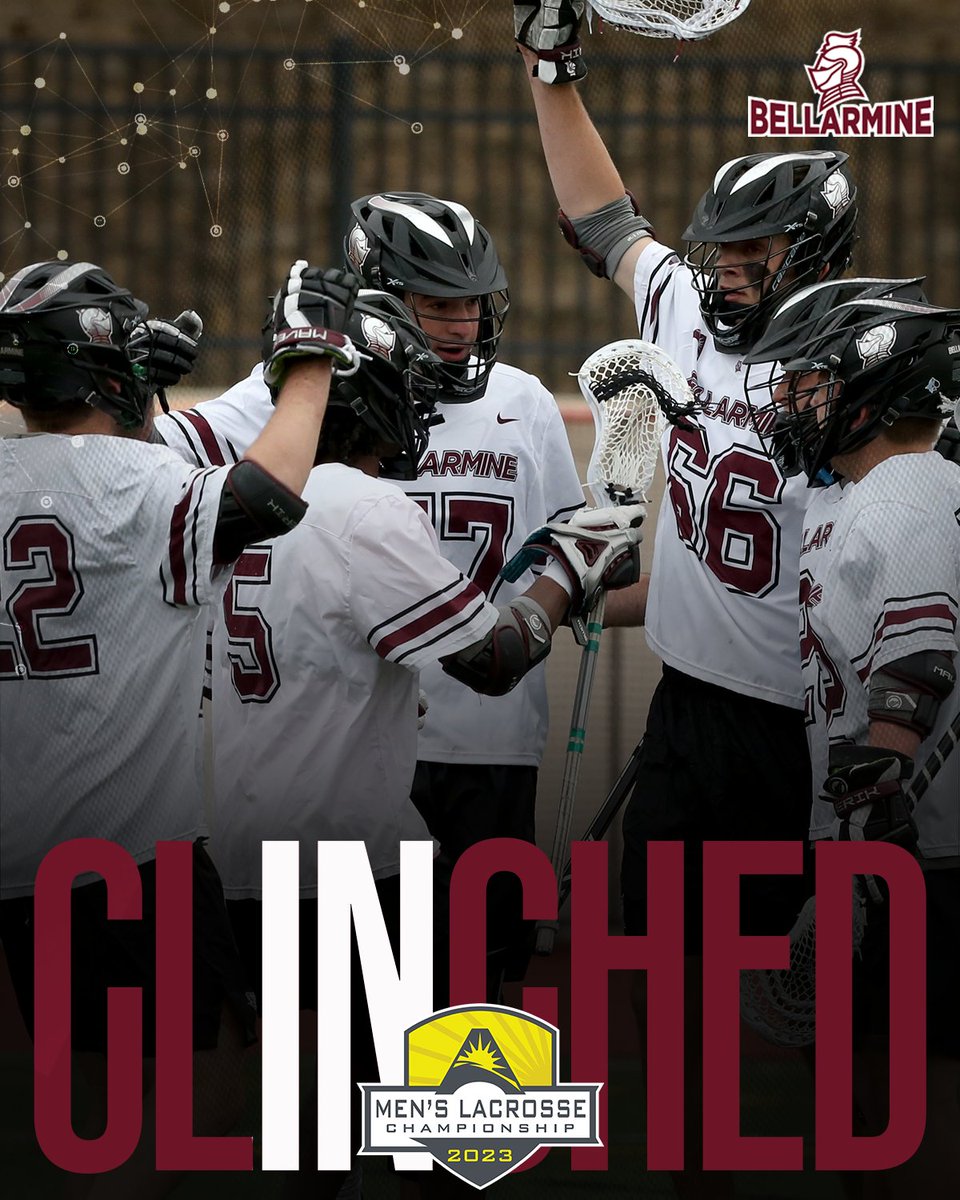 Knights are IN‼️

<a href="/BellarmineLax/">Bellarmine Lacrosse</a> 🔓🔒locks up its trip to the #ASUNMLAX Championship after an 1️⃣8️⃣-3️⃣ victory over Detroit Mercy today‼️💪🥍

#ASUNBuilt | #SwordsUpBU⚔️