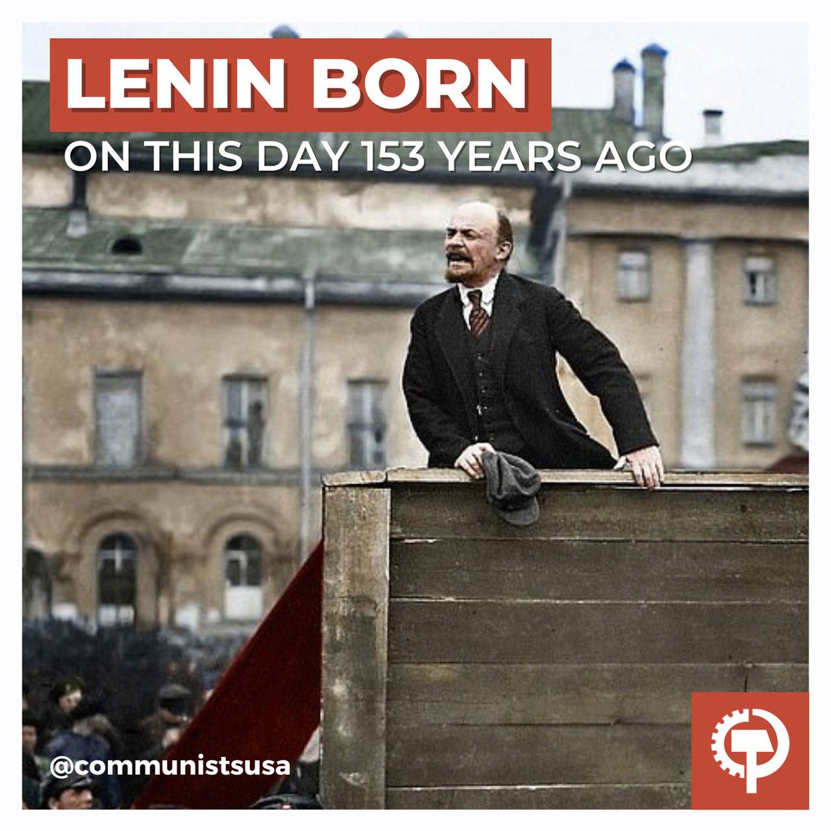 One of the greatest revolutionary thinkers was born on this day! Lenin's wisdom and dedication to the working class struggle continues to inspire millions to fight for a better tomorrow! 
 #Lenin