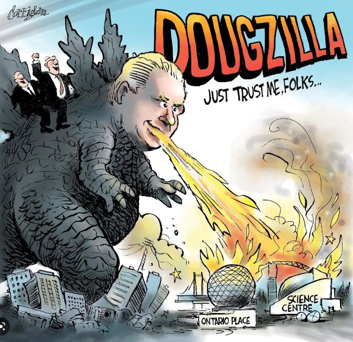 In today’s @TorontoStar: Dougzilla, Destroyer of Heritage and Public Space. #topoli #onpoli