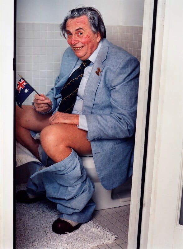 queens_uk's tweet photo. Barry Humphries Rest in Peace https://t.co/ICS3paOvfw