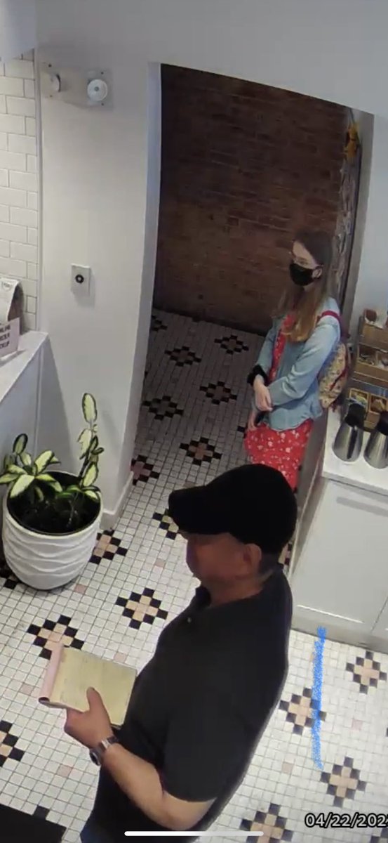 We got duped by a fake fire equipment inspector - help us identify this man who scammed us out of $970 at 10:40am today (the busiest possible time at Pearl’s). <a href="/PoPville/">PoPville</a> <a href="/WashProbs/">Washingtonian Problems</a> <a href="/wusa9/">WUSA9</a> <a href="/nbcwashington/">NBC4 Washington</a> <a href="/wcp/">Washington City Paper</a> <a href="/eat_dc/">Eat DC</a> <a href="/BarredinDC/">Barred in DC</a> <a href="/postlocal/">Post Local</a>