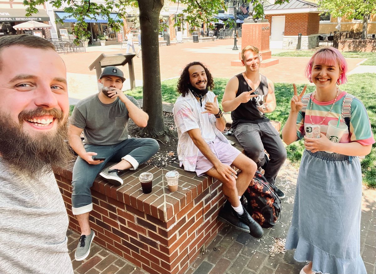 lexavellino's tweet photo. The @passageio team had one of our first in-person hangouts this week!

So many great conversations over pipes, beer, hikes, and some games.

More team members not pictured! ( Abby has all the best pics )

@JoshuaBartels10 @abbyferyoo @ArelAvellino @WesObliv https://t.co/i2RBXWLRwP