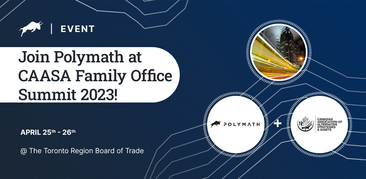 TokenizeVince's tweet photo. Polymath is pleased to sponsor this year’s #CAASA Family Office Summit on April 25-26. Christian Pettigrew and myself will be hosting a roundtable on security #tokenization and we hope you’ll join us. #familyoffice #assetdigitization
https://t.co/2x8ASumxqf https://t.co/An9KKINNcB