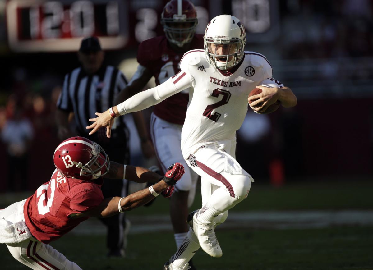 SSN_TAMU's tweet photo. When Johnny finally gets his statue at A&amp;M, what pose should he be in?

Poll below https://t.co/COBzwAF4rh