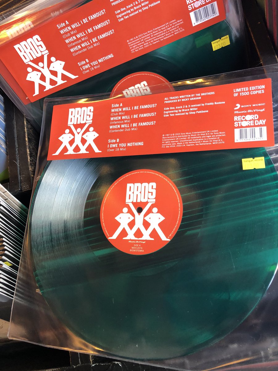 yolipurple's tweet photo. @mattgoss Got my hands on this beauty today! ๐ #Bros #WhenWillIBeFamous #Brosette #EighiesNostalgia https://t.co/iayS3MJ6NX
