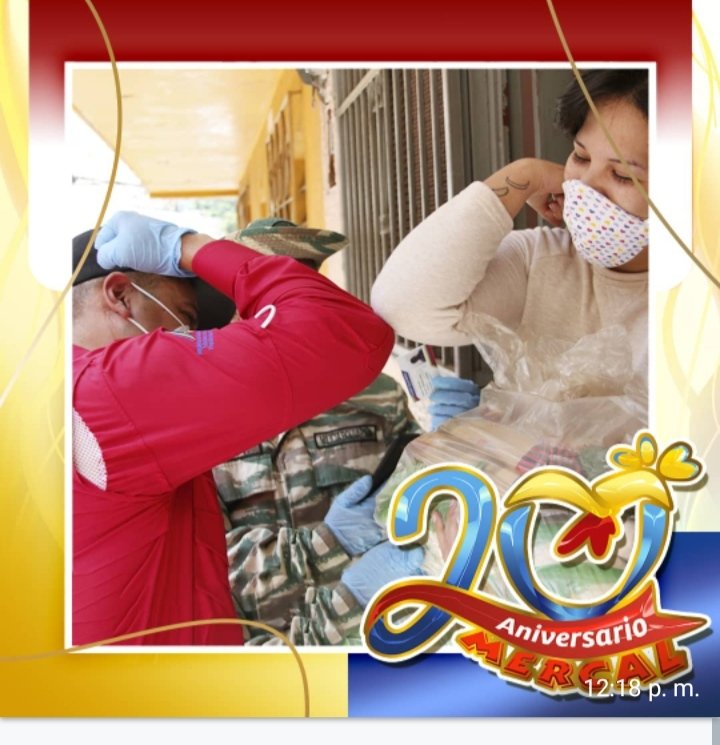 #MercalEsPueblo
#Mercal20Aniversario  20 años trabajando dia a dia llevando alimento a cada Familia