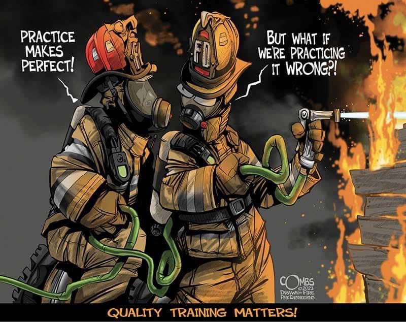 “Who’s Training Your Firefighters?…Does that training match your department’s policies/procedures/expectations/staffing? 🤔 Good questions not asked enough. 
Once again Paul Combs nails it! <a href="/FDICevent/">FDIC International</a> <a href="/FireRescue1/">FireRescue1</a> <a href="/IAFC/">IAFC</a> <a href="/fireengineering/">Fire Engineering</a> #firefighter