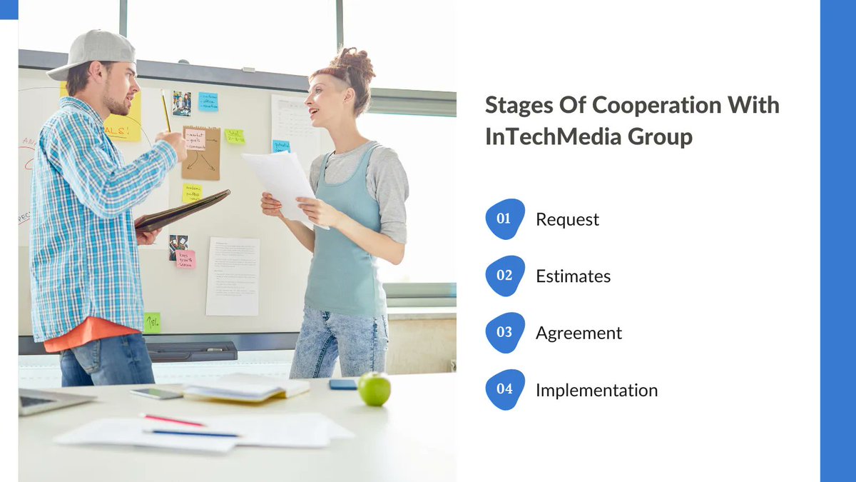 In_Tech_Media's tweet photo. In cooperation with InTechMedia Group, our work takes place in 4 stages.
Contact us today!

#socialmedia #socialmediamarketing #digitalmarketing #intechmediagroup #marketinggoals #marketingsolutions #budgetestimates #contractsigning #marketingstrategy #expertimplementation https://t.co/46v2X4w9nm