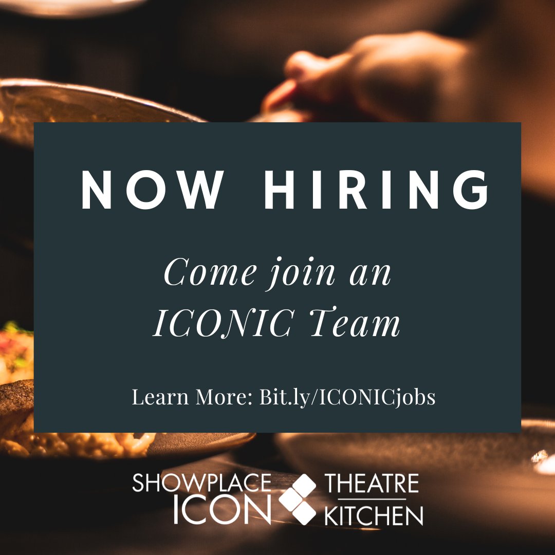 We're Hiring! Check out our Job Opportunities at Bit.ly/ICONICjobs

#nowhiring #hiring #jobs #movietheaters #employment