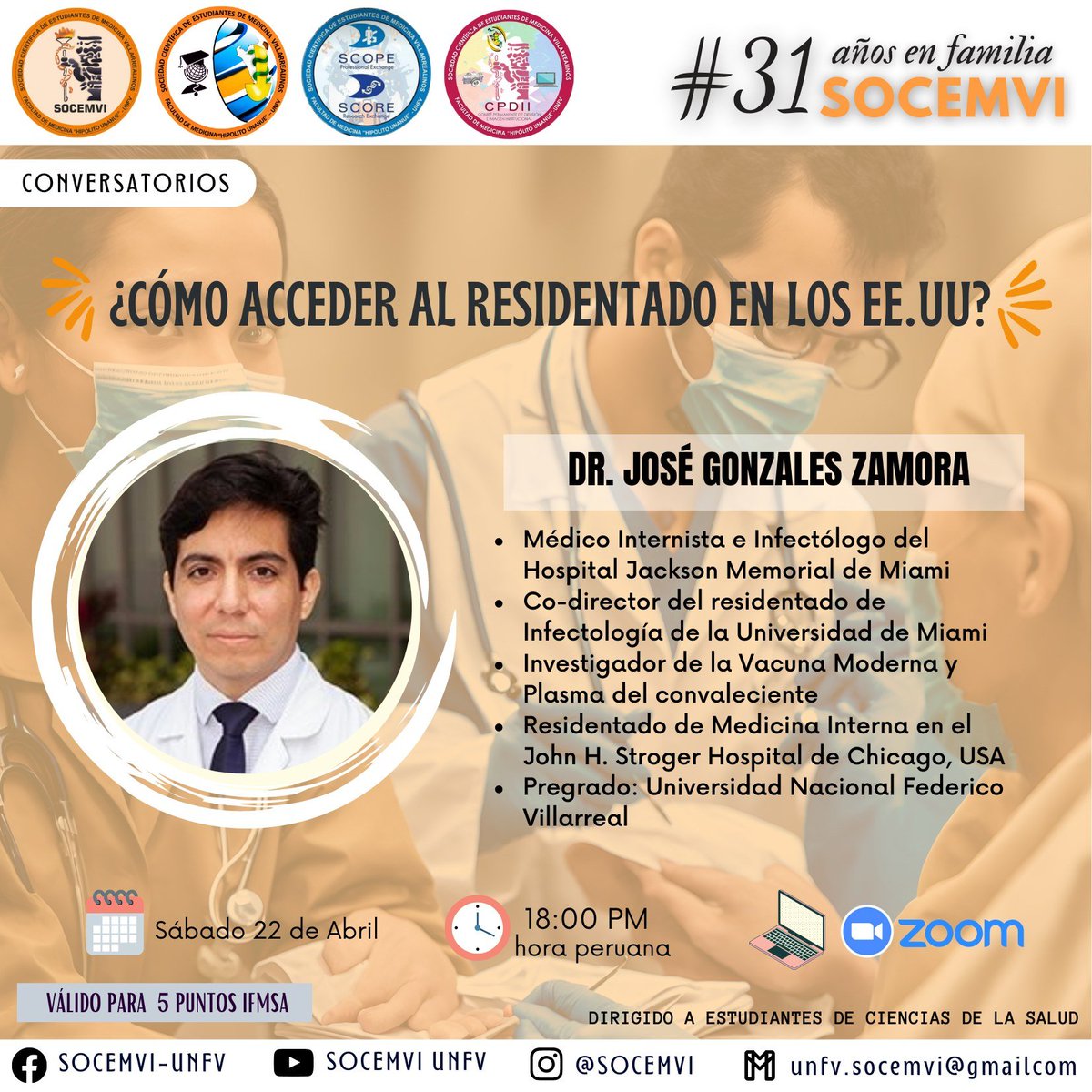 Hoy 6:00 pm (hora de Peru). Inscripciones:
chat.whatsapp.com/CfLjXAdvYsr5bl…
<a href="/AAPPHealth/">American Association of Peruvian Physicians (AAPP)</a> <a href="/pams_web/">Peruvian American Medical Society PAMS</a> <a href="/MedicoPeruano/">Medico Peruano</a> <a href="/linluzponc/">Linda Ponce-Rosas,MD.</a>