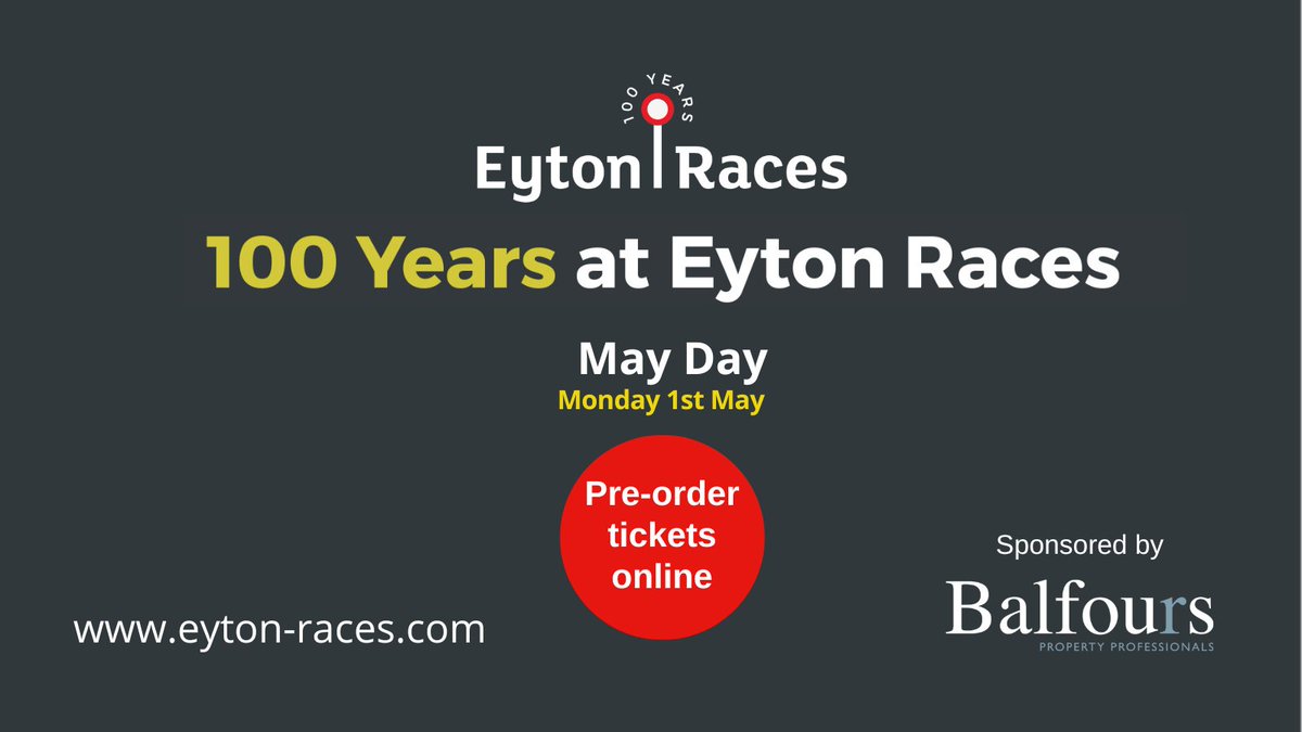 EytonRaces's tweet photo. ONLINE TICKETS If you haven't bought them already don't delay. Online ticket sales close at 9pm on Saturday 29th April https://t.co/Q1ro06is5G Alternatively it is Β£15 per person, CASH on the gate. See you on #MayDay ππ· #Gopointing #pointtopointing #horseracing #BankHoliday https://t.co/BhVeoofgSf
