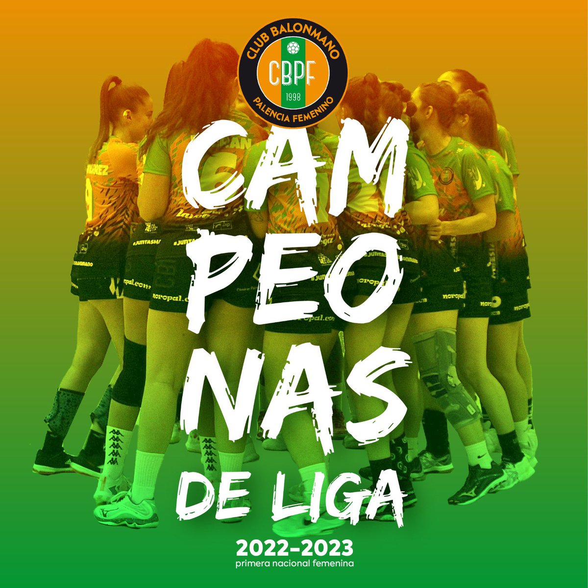CBalonmanoPF's tweet photo. ¡¡𝐂𝐀𝐌𝐏𝐄𝐎𝐍𝐀𝐒 𝐃𝐄 𝐋𝐈𝐆𝐀!!

🏆Primera Nacional Femenina

Temporada 2022-2023

#JuntasMásBalonmano #CBPF https://t.co/iqst0GjiX1
