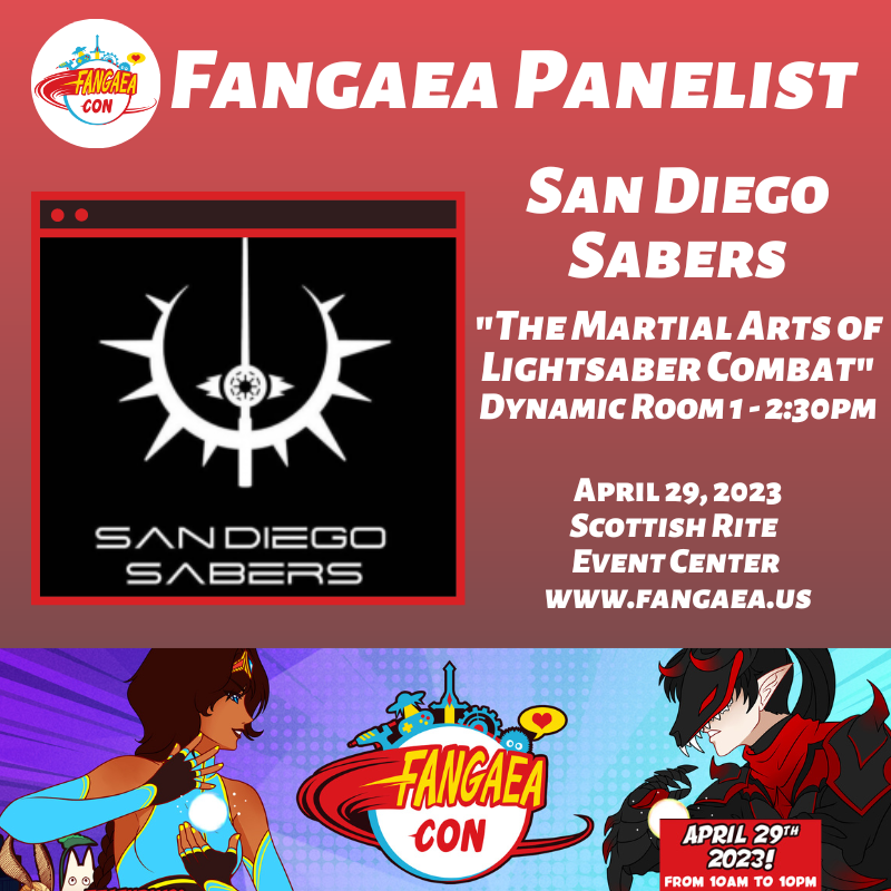 FangaeaCon's tweet photo. It's LightSaber Saturday w/ featured panelist @sdsaberspodcast βοΈ Back for their dynamic panel "The Martial Arts of LightSaber Combat" only at Fangaea 2023 Sat 4/29 π
#fangaea #fangaeacon #fangaea2023 #featuredpanelist #panelprogramming #programming #lightsabercombat https://t.co/LPrZztX0q6