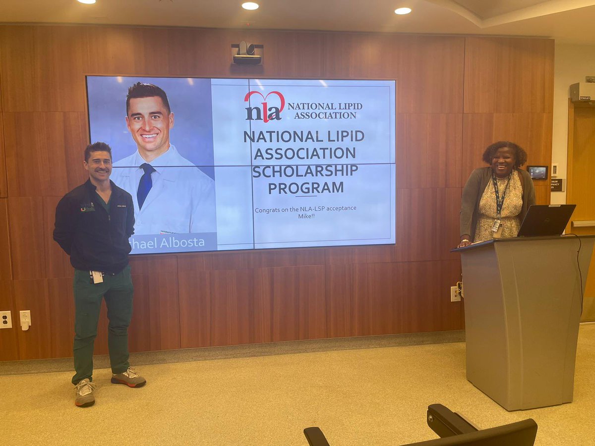 Honored and thrilled to have been selected for the @nationallipid lipid scholarship program. I can’t wait to continue to learn from the brightest minds in lipidology and cardiovascular disease prevention 🫀🏃