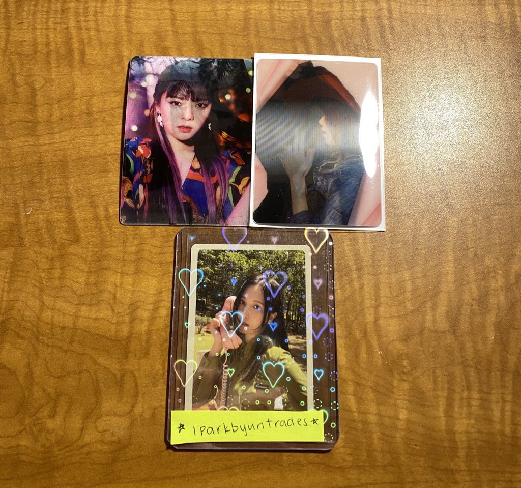 iparkbyuntrades's tweet photo. wtt twice 
have: jeong tol lenti &amp; chaeyoung page 2 lenti
want: 
jeong—> jihyo equivalent 
chaeyoung—> mina equivalent
usa preferred 
@TWICE_trades https://t.co/Axssm3fRWZ
