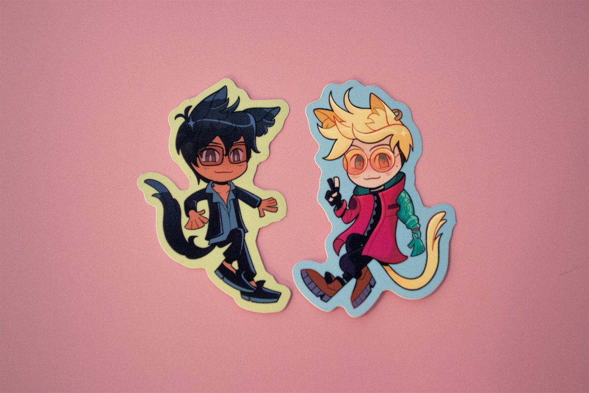 sacredmonster's tweet photo. my store is now open! new stock on locket pins, charms, and stickers (link in bio, rts are 💛) https://t.co/NzvjjD7UUC