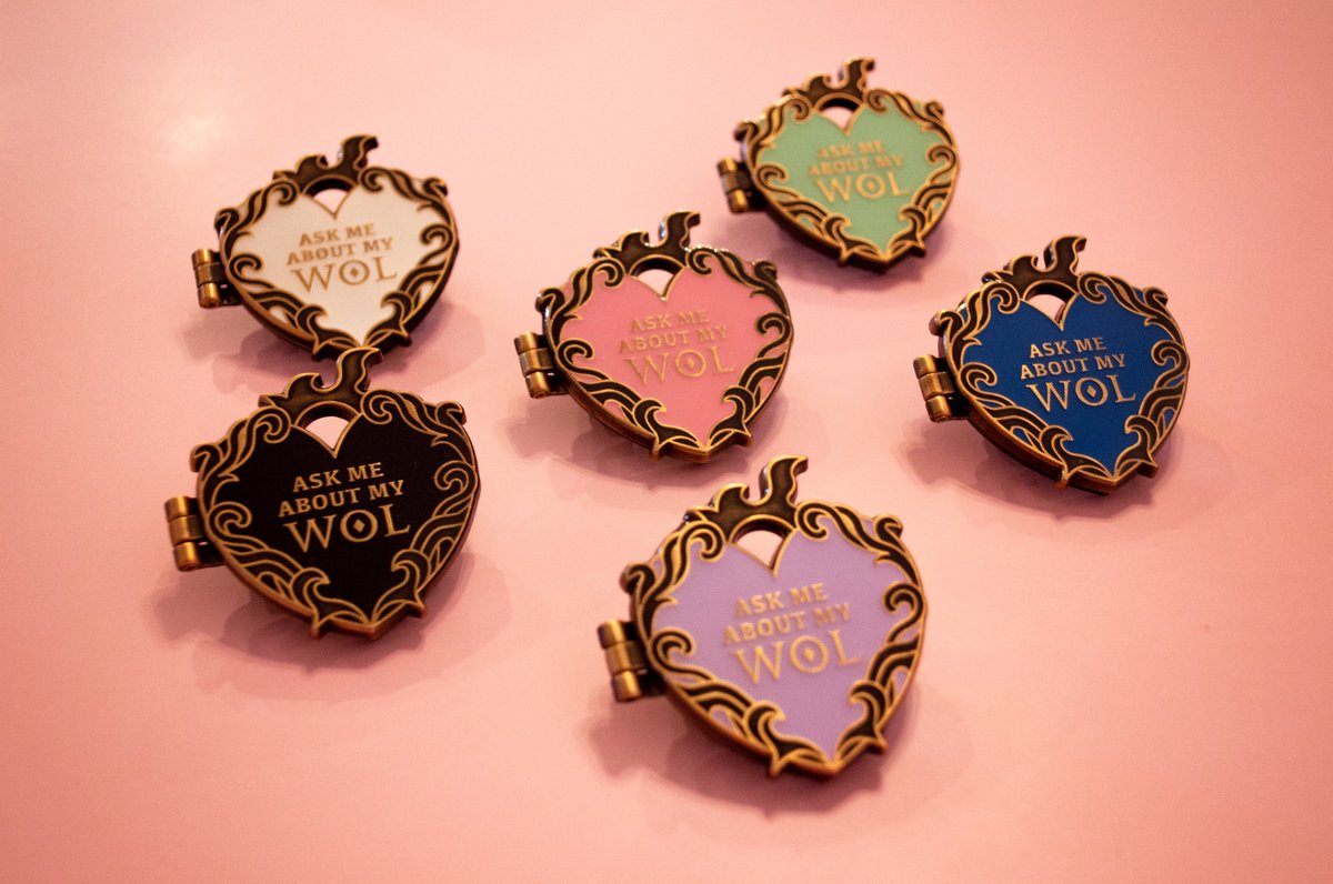sacredmonster's tweet photo. my store is now open! new stock on locket pins, charms, and stickers (link in bio, rts are 💛) https://t.co/NzvjjD7UUC