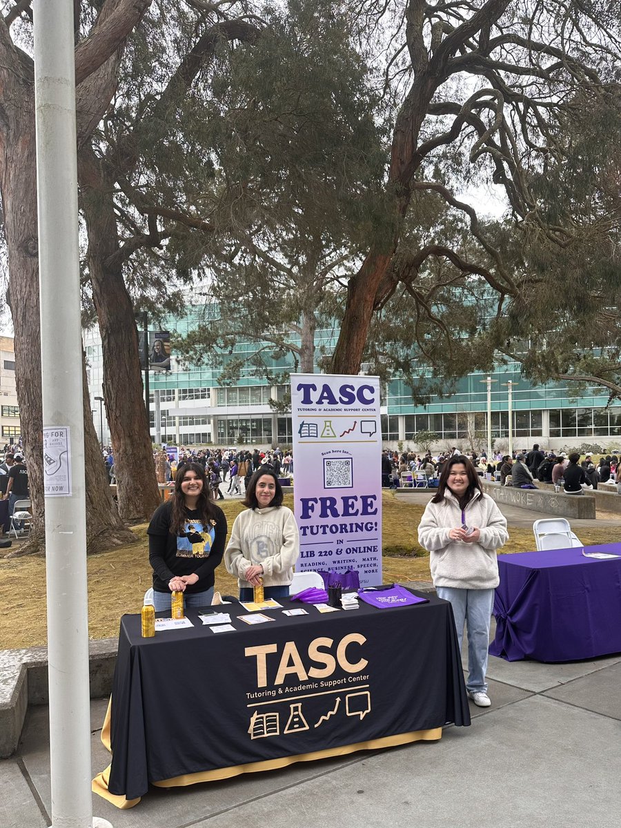 TASCatSFSU's tweet photo. We’re at the Explore SF State event on campus today! @SFSU #SFSU https://t.co/bCqKih58Wu