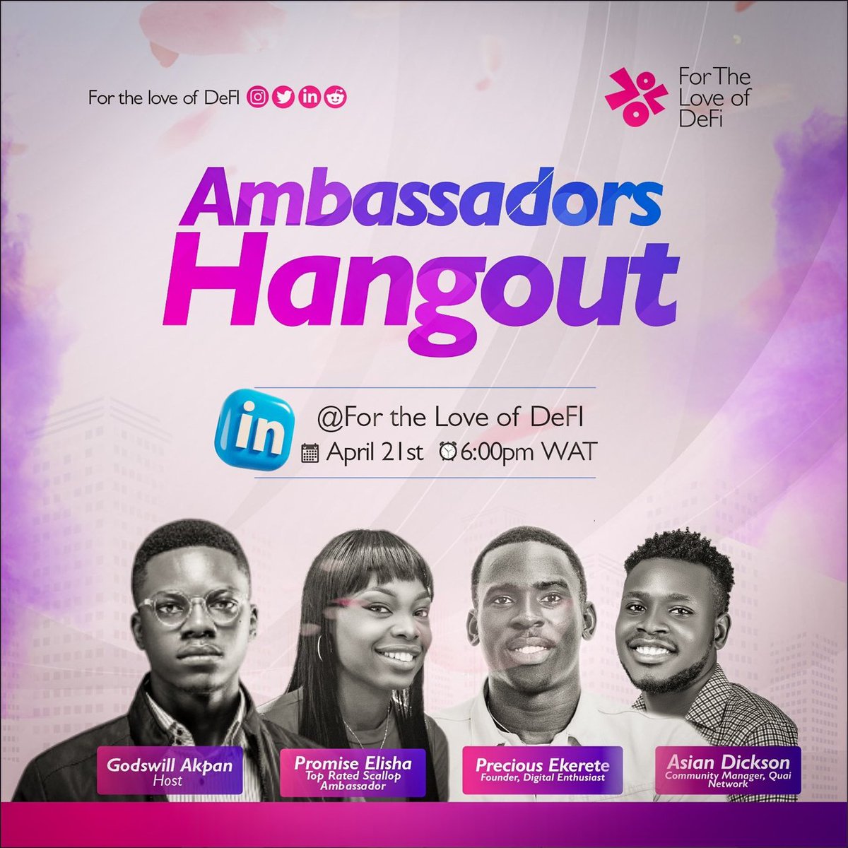 Hogantuso's tweet photo. It's Just a Day Left!!🥳

Join us for a Weekend of Thrills, Spills, and Blockchain Chills! 😁😍
Get ready to level up your DeFi game with a one-of-a-kind event!  it's going to be an absolute blast! 

Don't miss out on the excitement!🔥🔥🚀

#DeFiDelight #Web3Ambassadors    #Web3 https://t.co/OYgS4CIc6D