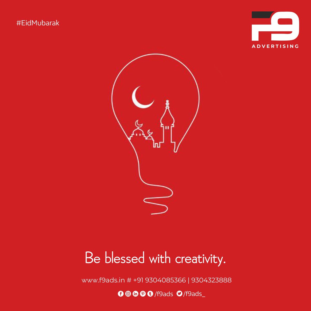 f9ads_'s tweet photo. Be blessed with creativity. 
Eid Mubarak 🌙 
.
.
.
.
#eidmubarak #eid #eidalfitr 

#printdesign #graphics #flex #digital #graphicdesign #DesignSolution #CreativeDesign #BrandDesign #logodesigning #creativeads #digitaldesign #logodesign #f9ads #f9advertising #patna #bihar https://t.co/Z0huCRPUTv