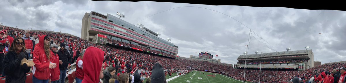 It’s 3 degrees out, this is a scrimmage and we went 4-8 last year.

Go Big Red!