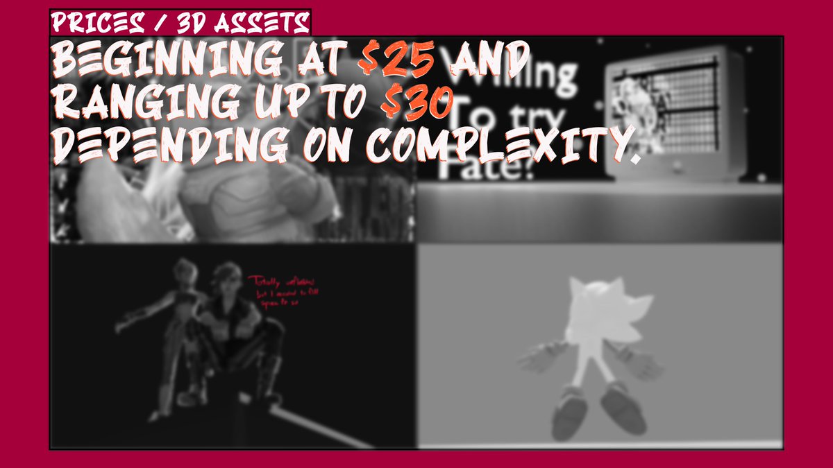 RedPgx's tweet photo. Commissions are open again fr.
Featuring additional tweaks and increases from previous runs.

•3 Slots Available
•3D Work Available
•Revised terms
•Additional Info below https://t.co/7oaPzvOwiT