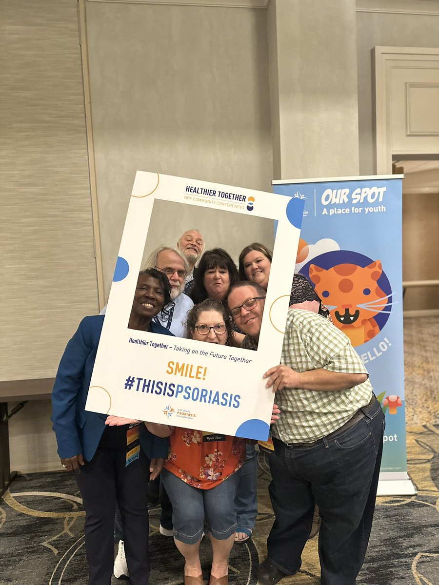 I had a great time seeing my psoriasis family and learning a ton at @NPF community conference. @positivelycarin @NPFjim @leahmcchoward it was an amazing experience