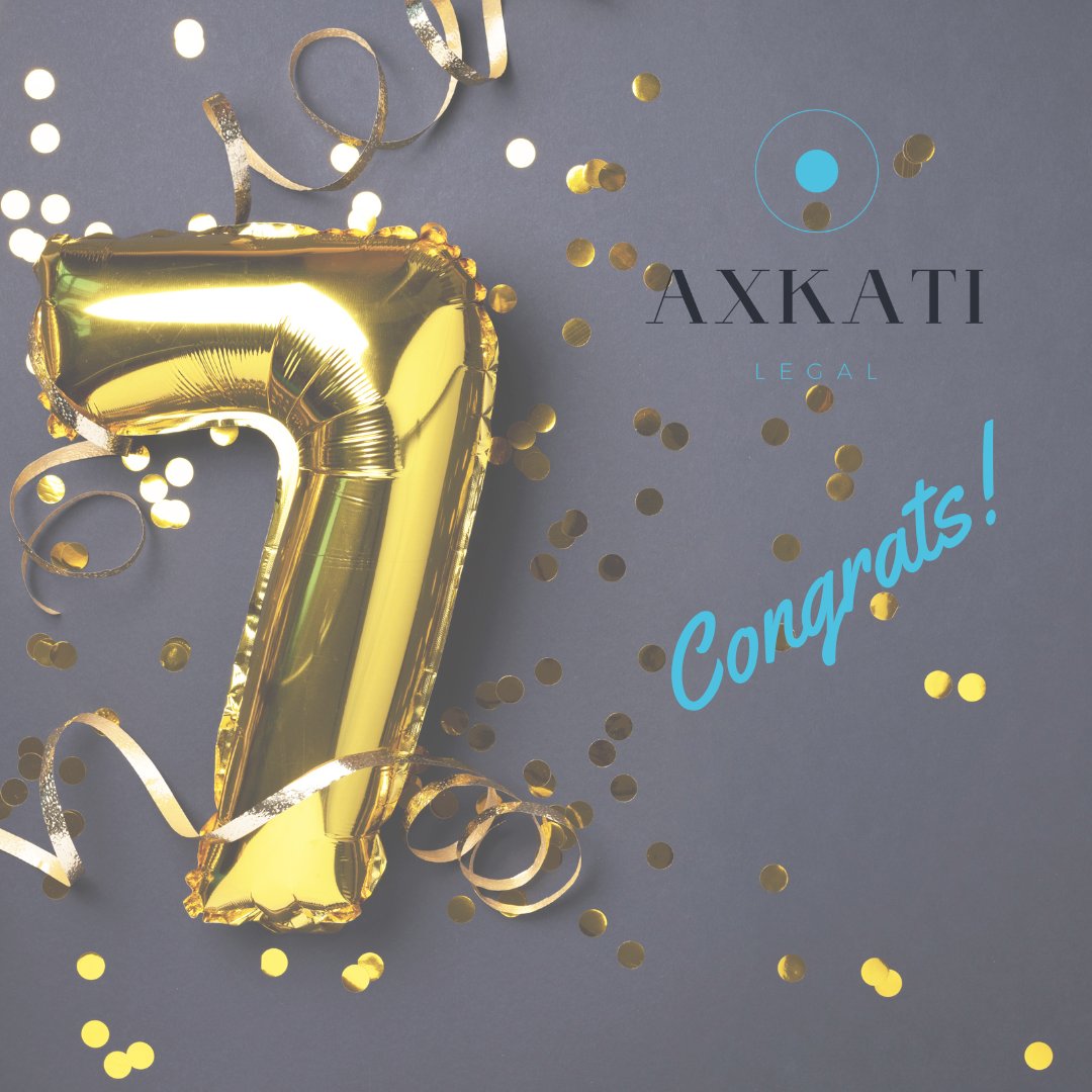 AxkatiLegal's tweet photo. ¡Cumplimos 7 años!
Estamos muy felices de compartir con vosotros que hoy, día 22, hace 7 años creamos AXKATI.
Gracias a todo el equipo que forma parte de #Axkati, y a todos nuestros clientes que confían en nosotros y nos permiten seguir creciendo.
#AxkatiLegal https://t.co/7962Dturlz