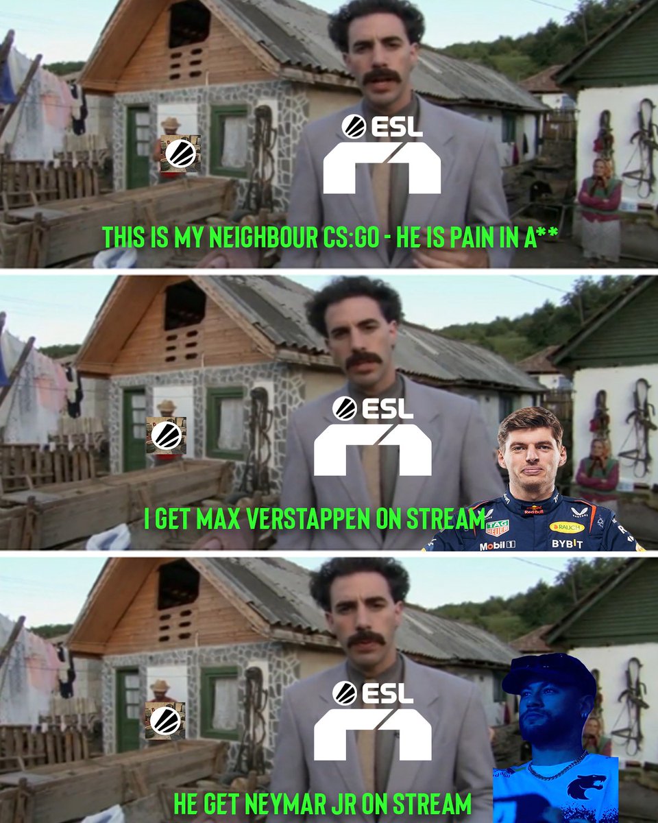 Just a bit of fuuun 😜

... but we would go with <a href="/Max33Verstappen/">Max Verstappen</a> any day of the week <a href="/ESLCS/">ESL Counter-Strike</a> 😎