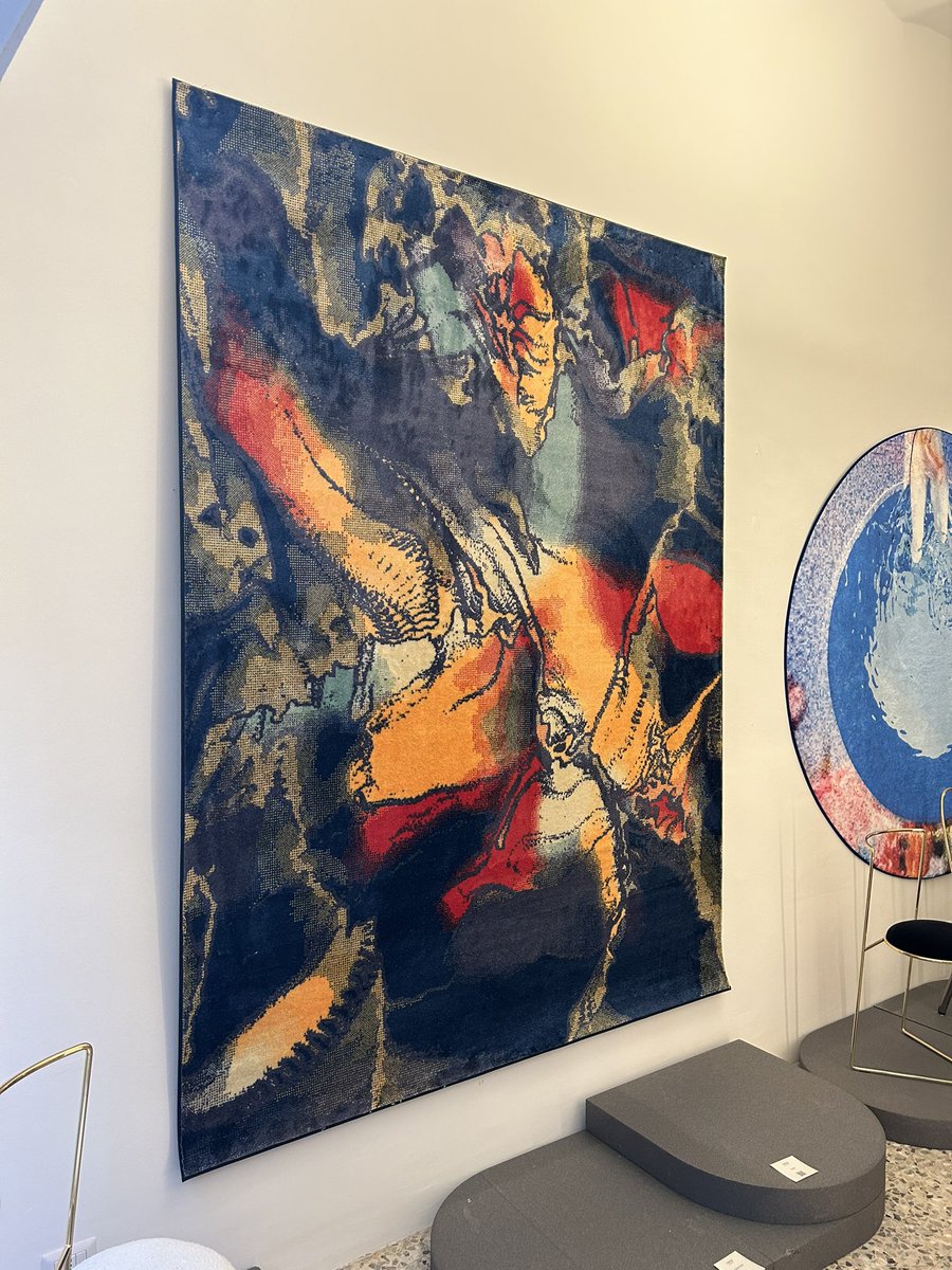 loisvoirol's tweet photo. Generative Art rug by @GaloAndStuff with @ArtPulls Milan design week 2023 https://t.co/YL22LcNAJJ