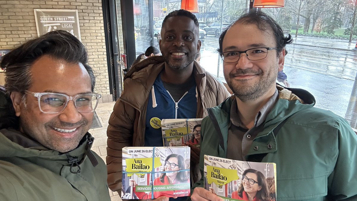 As National Volunteer Week comes to a close I want to thank the amazing volunteers on my team who were out today (and everyday!) sharing our plan with neighbours across the city. #TOPoli #NVW2023