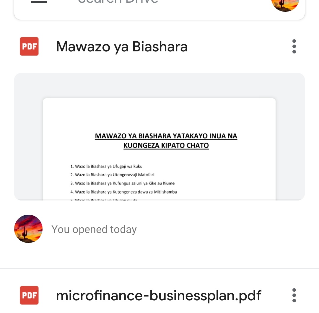 ILE PDF YA MAWAZO 200+ YA BIASHARA IPO TAYARI.
(BUSINESS IDEAS)

Bado kuweka link tu mdownload.
Bure.

Nahitaji Retweet 100.
Na Followers 50.