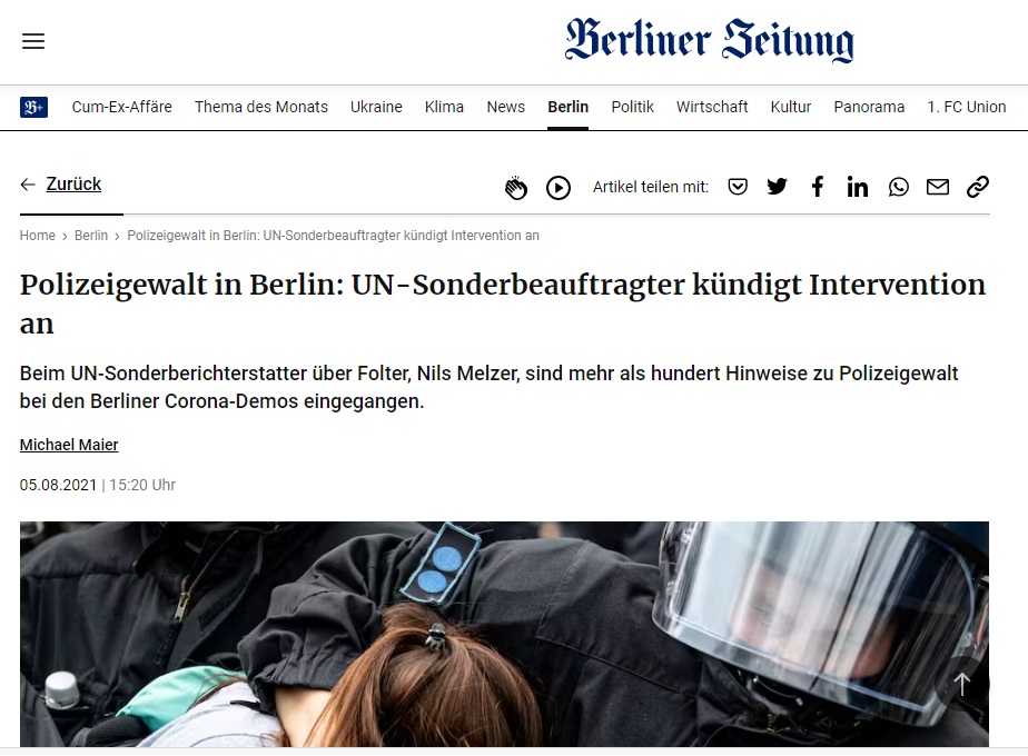 9Incide's tweet photo. Das linke Geschrei ist #Schauspielerei Bei #CoronaDemos in #Berlin sind 100 Hinweise von #Polizeigewalt eingegangen @GrueneBundestag @spdbt @fdpbt @CDU @CSU @NancyFaeser jubelte man auf Twitter #UN Sonderberichterstatter über #Folter Nils #Melzer
https://t.co/ejxzQrzw9a https://t.co/qhoEbKvuYr