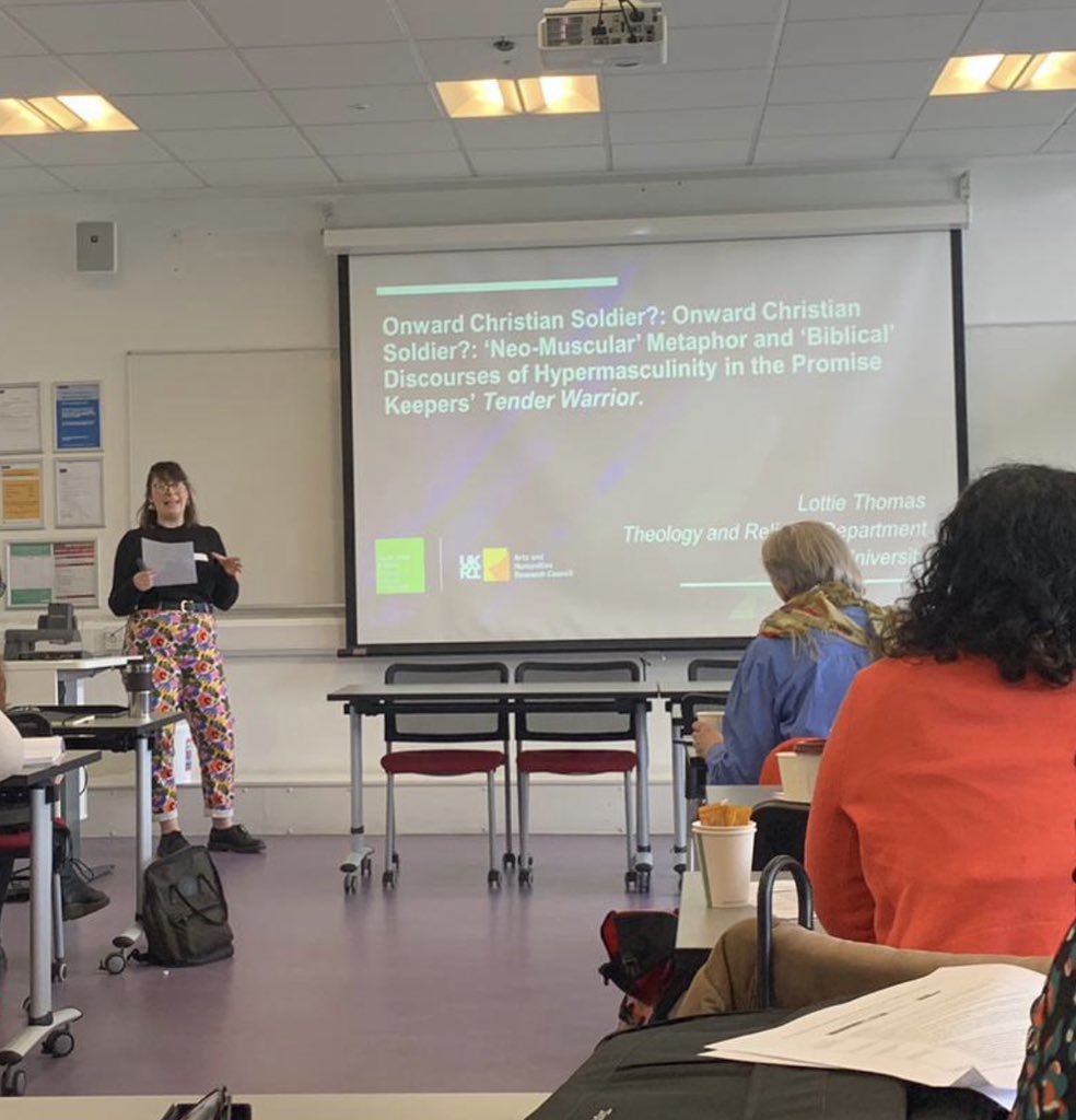 Lottie Thomas (@c_trombinthomas) on Twitter photo Had a fantastic time today at the <a href="/ahrcpress/">Arts and Humanities Research Council</a> <a href="/abusinggodahrc/">abusinggod_ahrcnetwork</a> colloquium on hypermasculinity. I learned so much from the thoughtful and innovative papers from academics and practitioners in collaboration 🔥 Huge thanks to <a href="/CobbKirsi/">Kirsi Cobb</a> and @hfmorse for organising! #AbusingGod23 Had a fantastic time today at the <a href="/ahrcpress/">Arts and Humanities Research Council</a> <a href="/abusinggodahrc/">abusinggod_ahrcnetwork</a> colloquium on hypermasculinity. I learned so much from the thoughtful and innovative papers from academics and practitioners in collaboration 🔥 Huge thanks to <a href="/CobbKirsi/">Kirsi Cobb</a> and @hfmorse for organising! #AbusingGod23