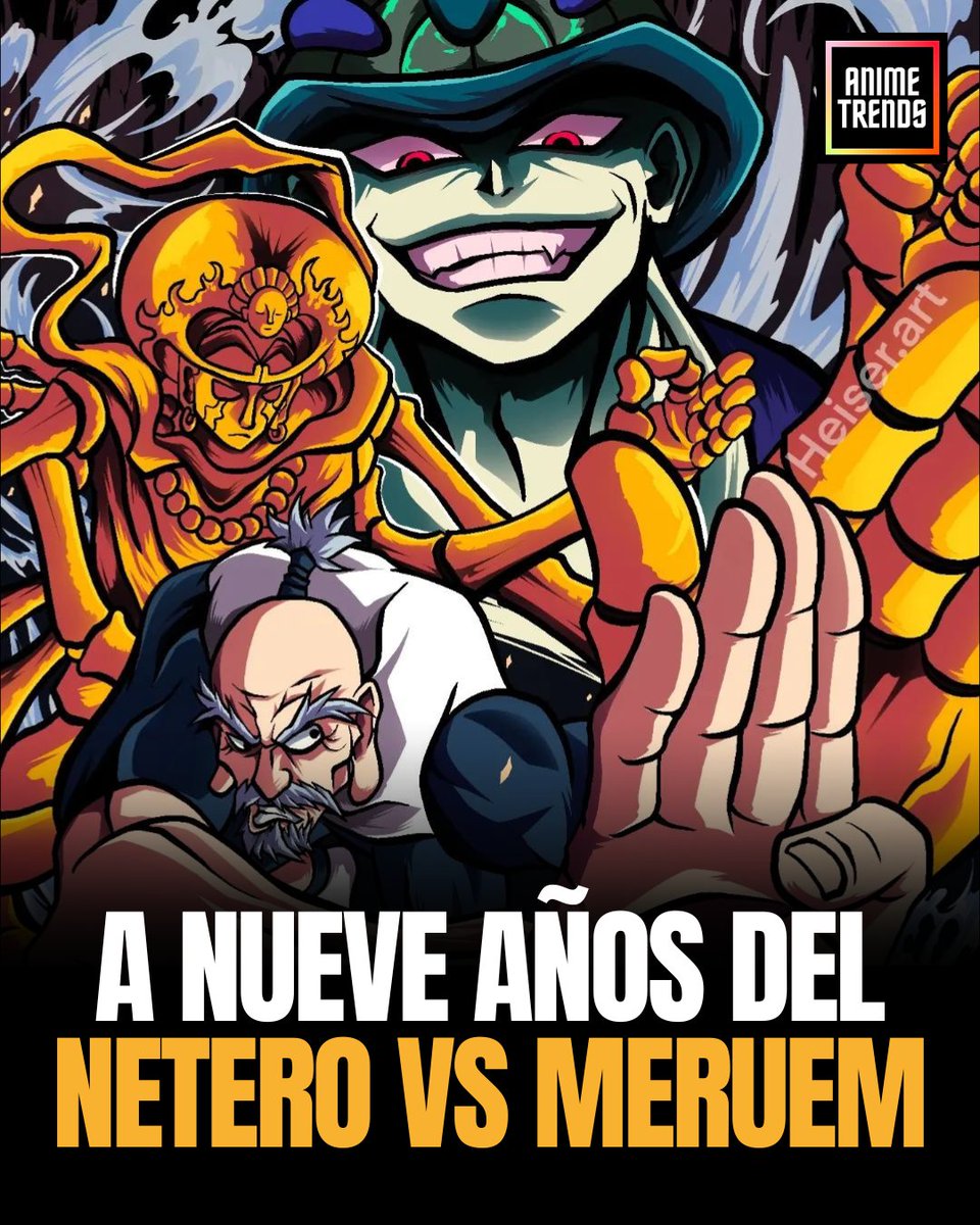 AnimetrendsLA's tweet photo. Hace 9 años fuimos testigos
del pináculo del Shonen...🔥

NETERO VS MERUEM
#hunterxhunter https://t.co/QTa95L8VdP