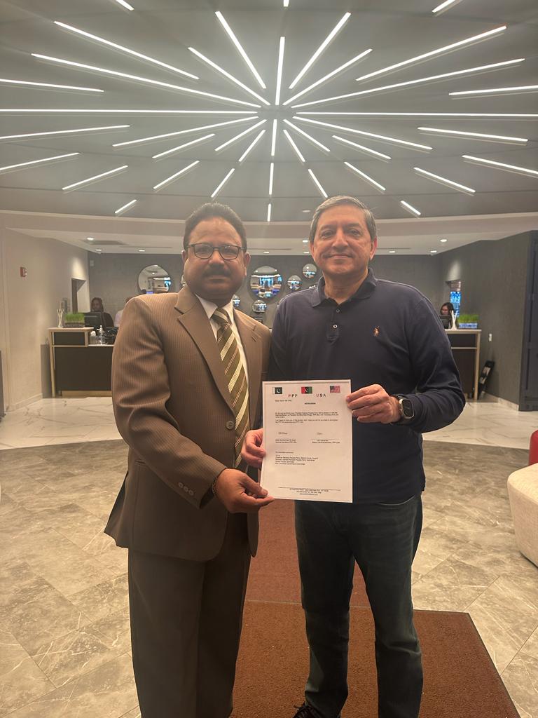 PPPUSA_Org's tweet photo. Congratulations to @BarkatHashmat, newly notified #PPPUSA #MinorityWing President, on his appointment from Senator #SaleemMandviwalla Wishing you success in your new role!" #PPP #USA #ReligiousMinorites #Overseas
@BBhuttoZardari @PPPDigitalUSA @khalidawan314 @SurendarValasai https://t.co/MuqOdulFvN