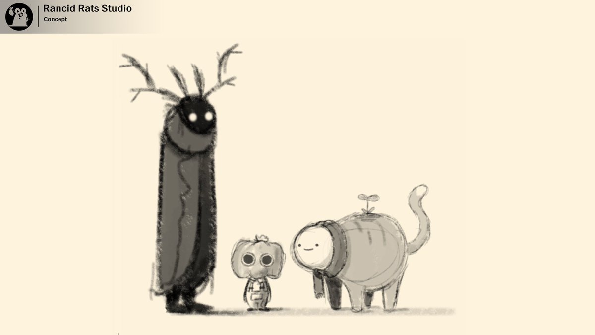 StudioRatelots's tweet photo. Some of the first design ideas for the three main kids of Our Little Delights! https://t.co/mtWckiDUTF