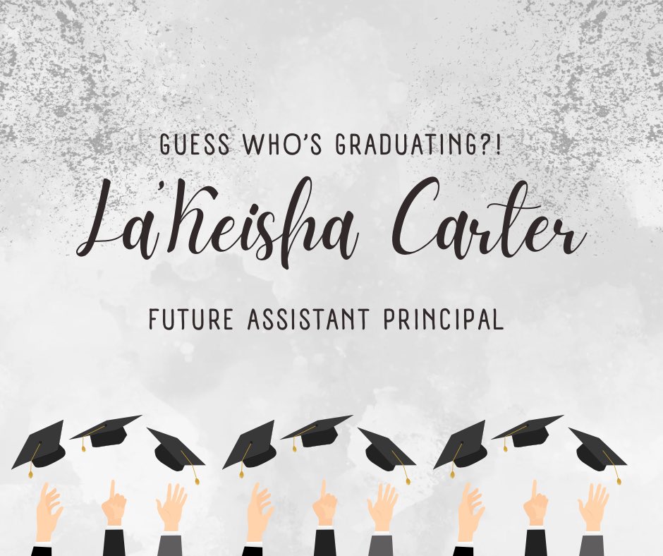 MzLCarter1's tweet image. I’m so excited to announce that I am graduating on Friday, May 5 @7pm @uncpembroke! I will post the link as soon as it’s available for anyone interested! #yourfavoriteadminintern #futureAP
