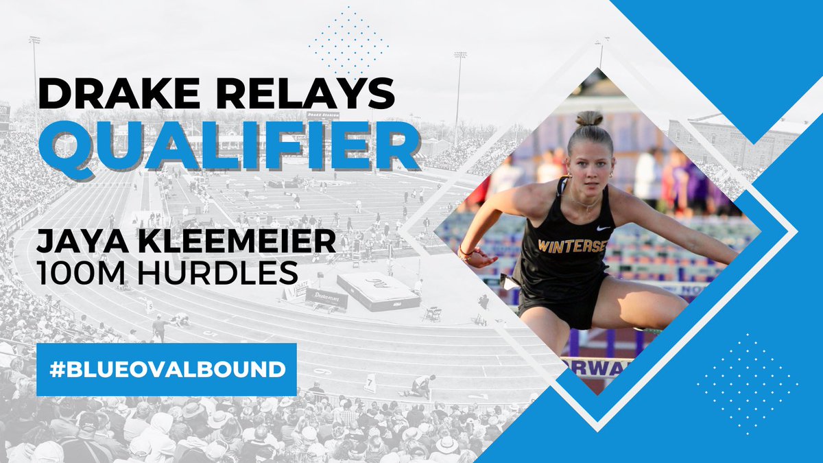On the last night of qualification, Jaya Kleemeier manages to punch her ticket to the Drake Relays! Congrats Jaya! We are excited to watch you compete against the best in the state on Friday! #BlueOvalBound #HuskyPride