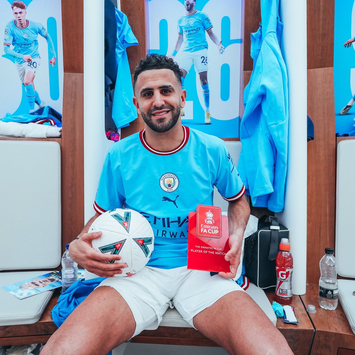 AiScore on Twitter "Riyad Mahrez with Hattrick Ball and MOTM Award 🐐🏆