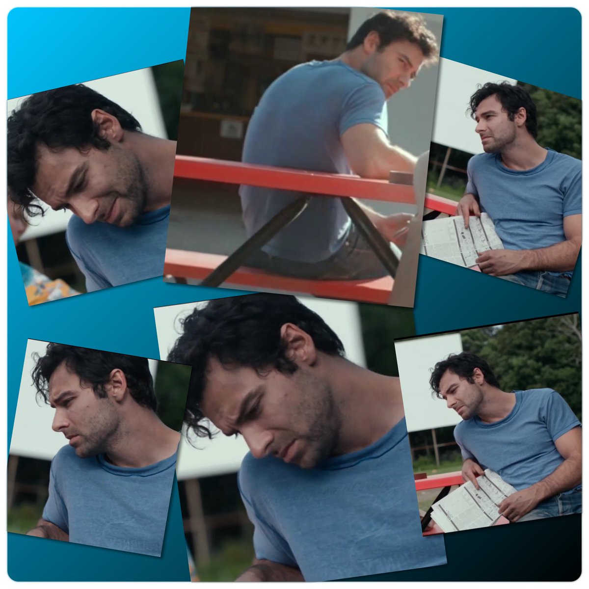 Hi all! #StubbleSaturday #Russell #LoveisBlind (film) #AidanTurner #AidanTurner ❣️❣️