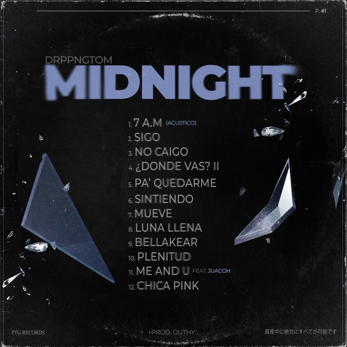 DrppngTom &amp; Outhy - Midnight  Part. I
<a href="/DrppngTom/">DPTommy</a> <a href="/OnOutlander/">Outhy</a> 

Totalmente agradecido por tomarme en cuenta en este gran proyecto ❤️‍🔥

Puedes mirar mis demas trabajos en: be.net/SRJOABDesings