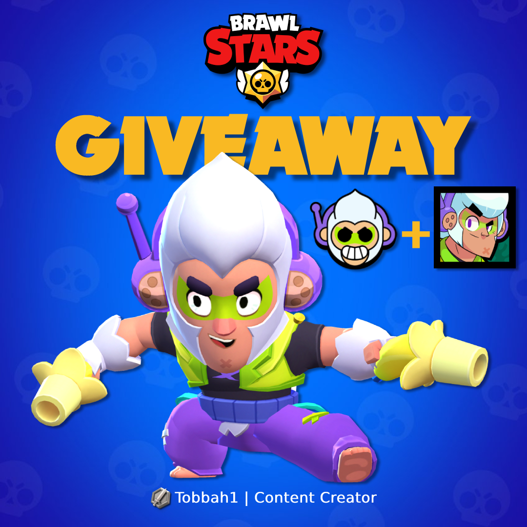 🎁 **GIVEAWAY** 
📍Bananas Colt

Seguir / Follow: 
✅@Tobbah11
✅<a href="/OsitosEsports/">Ositos eSports</a>

👉🏽💙&amp;🔄
🔥 Mencionar 2 amigos / friends

 Ganadores se anuncian el 2 de mayo, en twitch.tv/tobbah1 🏆

#BananasColtGiveaway #BrawlStars