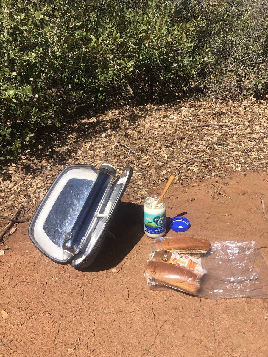 GZzyzyx's tweet photo. Camping!
Post-hike veggie dogs for lunch π
@Lightlife @FollowYourHeart π
#FREEfuel #ClimateAdaptations https://t.co/OHVZgAJbkE