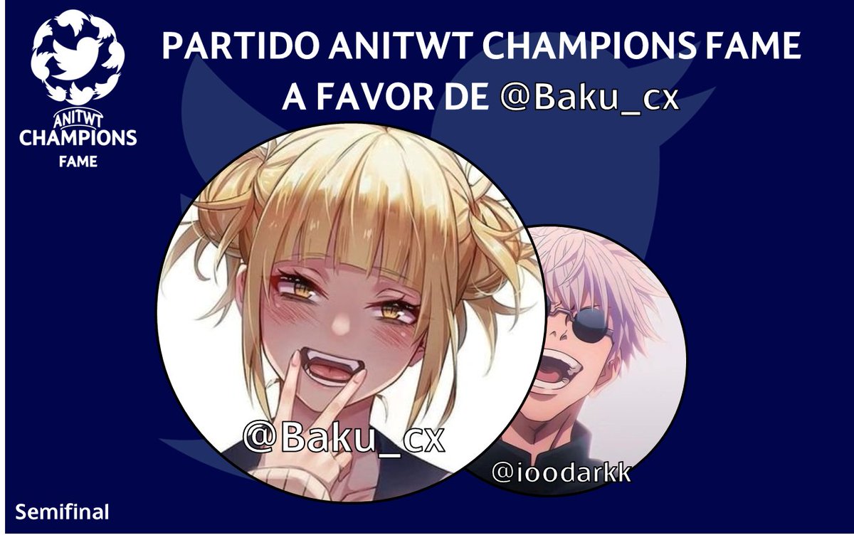 polgonar's tweet photo. Este es el tweet, quieren ver a @Baku_cx  ganar este enfrentamiento contra @ioodarkk ? Ps demuéstrenlo, aquí los del #TeamHoshi en esta Anitwt Champions Fame 2023, vamos a por ese pase a la GRAN FINAL de la Anitwt Champions Fame. 🏆 🏆🏆🏆🏆 https://t.co/JP7wrI4kOp