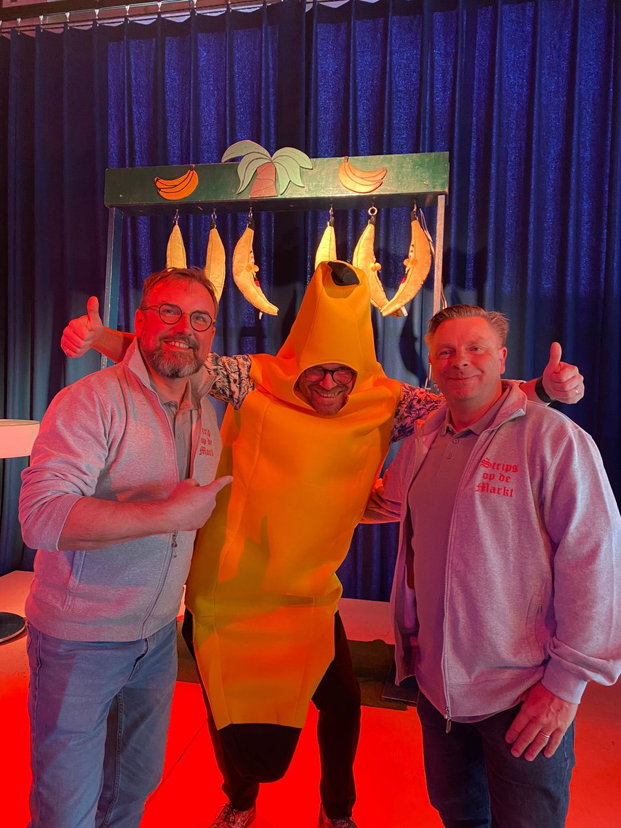 We waren bij de bananenborrel van <a href="/evertkwok/">Evert Kwok</a> afgelopen donderdag. Wil je ook meer Evert, humor, cartoons en bananen? Kom dan 7 mei naar de Markt in Gouda!