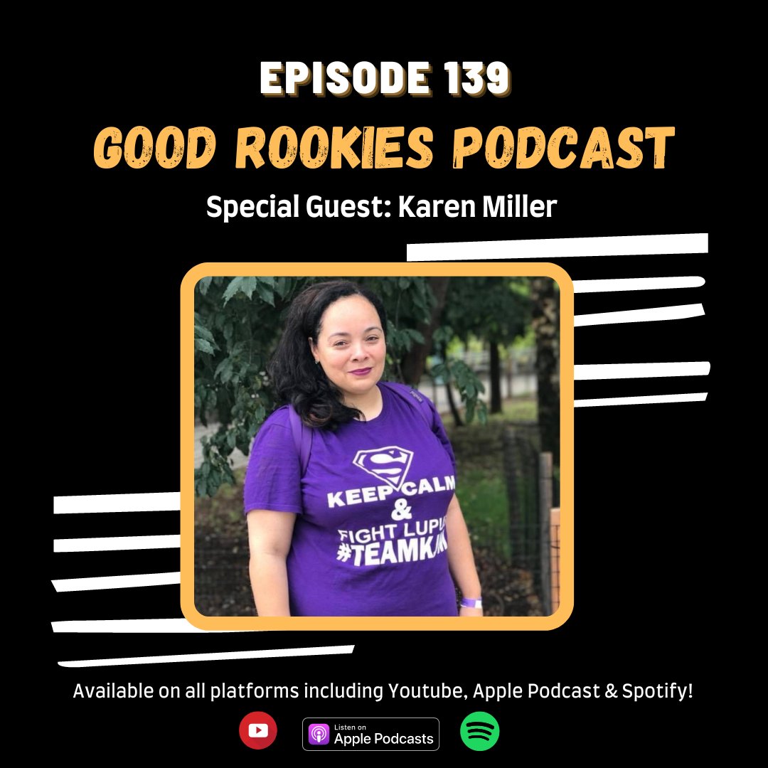 GoodRookies's tweet photo. New Episode! #ForTheCulture Coach @karenmiller97 We discuss Women Basketball, #LupusFoundation, Angel Reese vs Caitlin Clarke, the media bias, and #ThatsAbsurd are the racist Sports Bettors who think they can harass NBA players, did you hear what happened to Chris Boucher? https://t.co/A9Fq3I9bWu