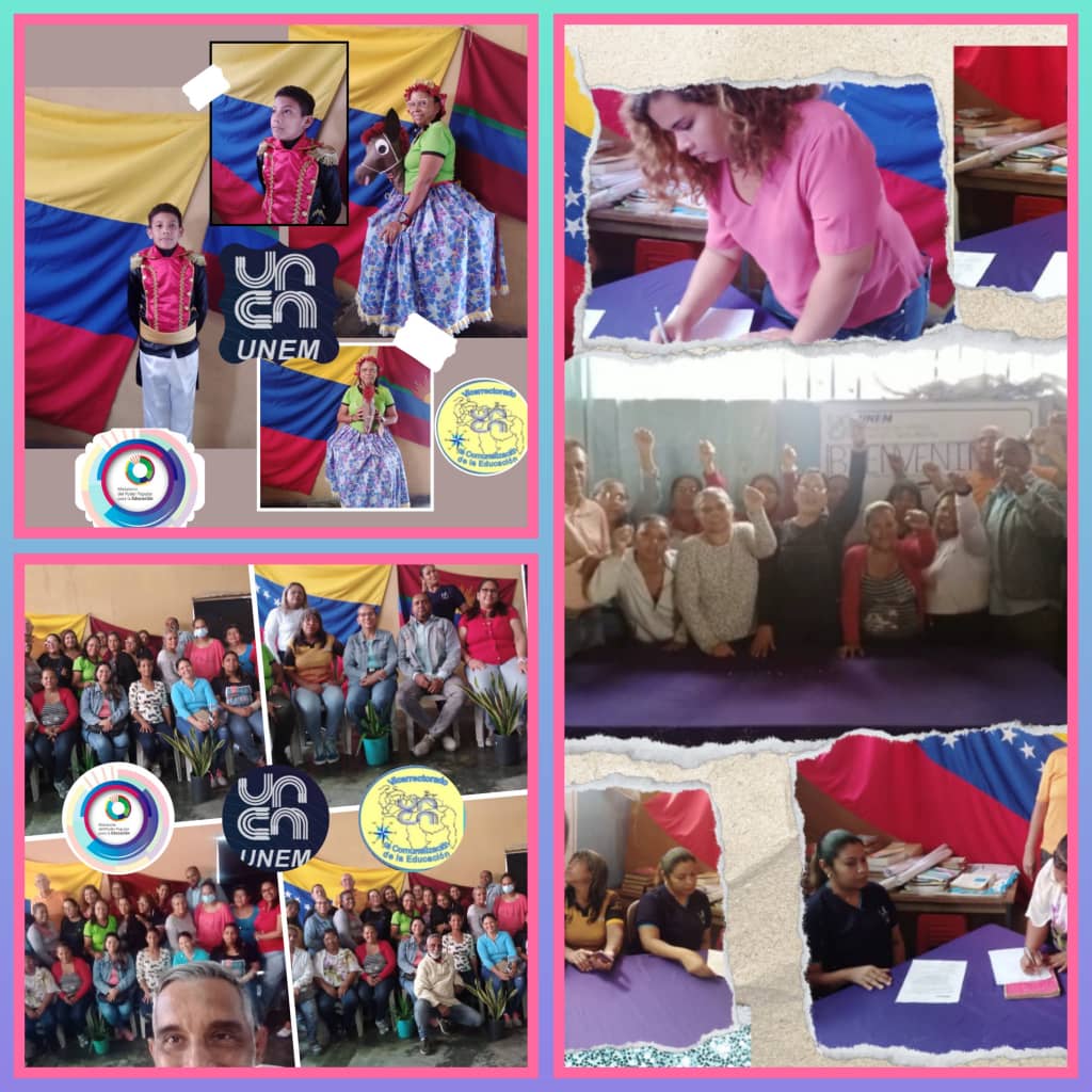 SomosUnem's tweet photo. #FormandoEducadores 📢|| Desde los municipios Valencia, Libertador, Naguanagua, Carlos Arvelo la #UTGUCarabobo dice presente en el lanzamiento del Movimiento Pedagógico Nacional Robinsoniano.
#MovimientoRobinsonianoUNEM
#FiestaDeportivaDelALBA
@NicolasMaduro
@_LaAvanzadora https://t.co/7hJZNkMXzX